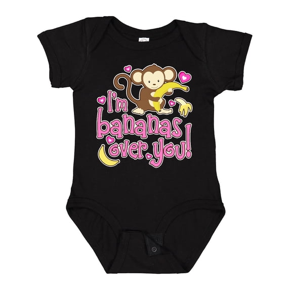 Inktastic I'm Bananas Over You Boys or Girls Baby Bodysuit
