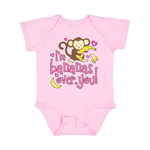 Inktastic I'm Bananas Over You Boys or Girls Baby Bodysuit