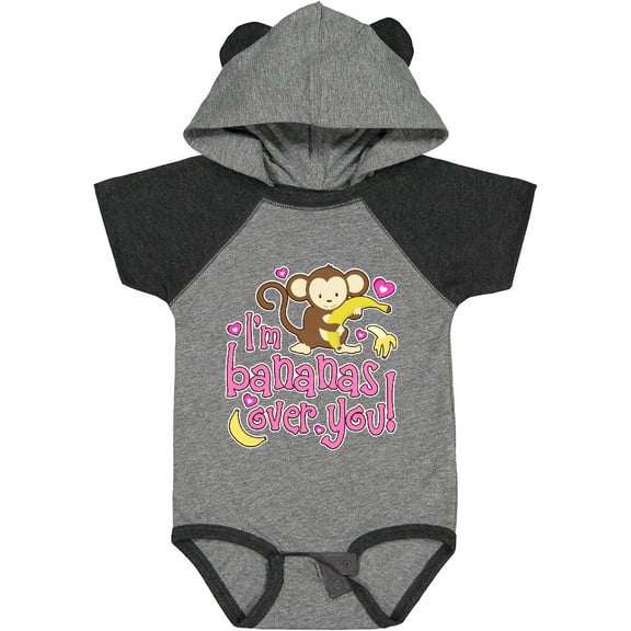 Inktastic I'm Bananas Over You Boys or Girls Baby Bodysuit