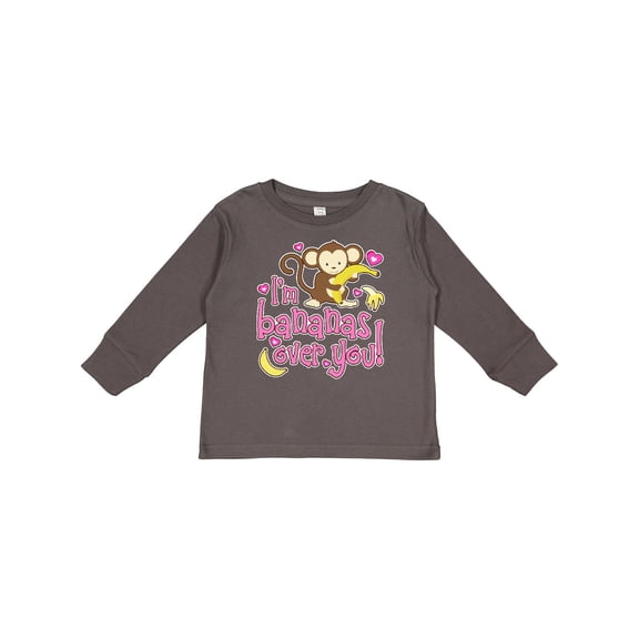 Inktastic I'm Bananas over You Boys or Girls Long Sleeve Toddler T-Shirt