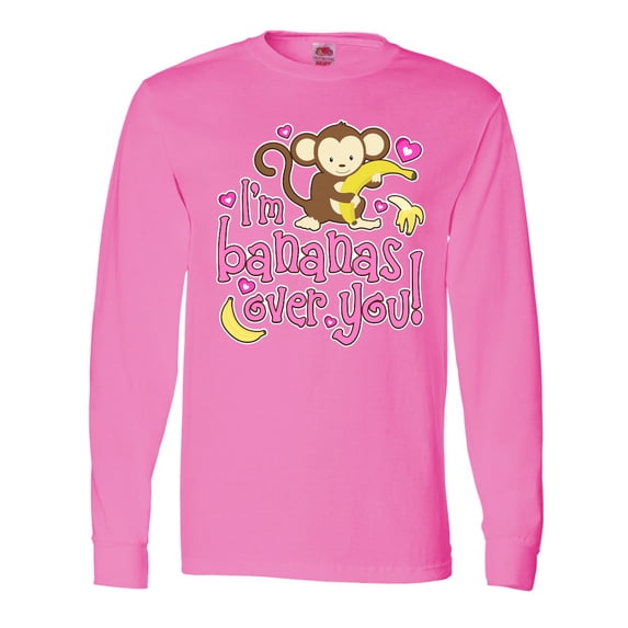 Inktastic I'm Bananas over You Long Sleeve T-Shirt