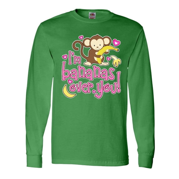 Inktastic I'm Bananas over You Long Sleeve T-Shirt