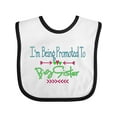thumbnail image 1 of Inktastic I'm Being Promoted to Big Sister Girls Baby Bib, 1 of 4