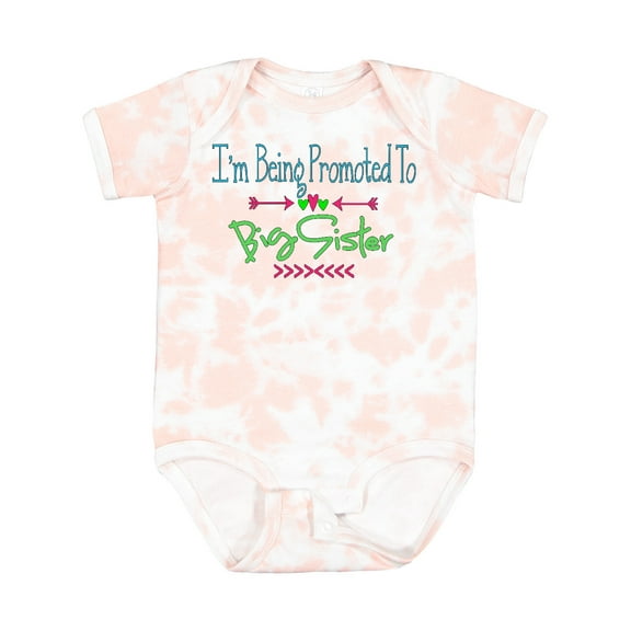 Inktastic I'm Being Promoted to Big Sister Girls Baby Bodysuit