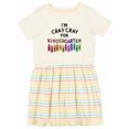 thumbnail image 1 of Inktastic I'm Cray Cray for Kindergarten Fun Crayons Girls Toddler Dress, 1 of 5