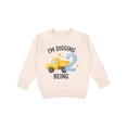 thumbnail image 1 of Inktastic I'm Digging Being 2 Birthday Truck Toddler Sweatshirt, 1 of 4