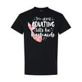 thumbnail image 1 of Inktastic I'm Done Adulting Let's Be Mermaids with Pink Mermaid Tail T-Shirt, 1 of 5