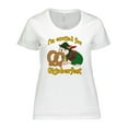 thumbnail image 1 of Inktastic I'm Excited for Oktoberfest with Cute Hedgehog Women's Plus Size T-Shirt, 1 of 5