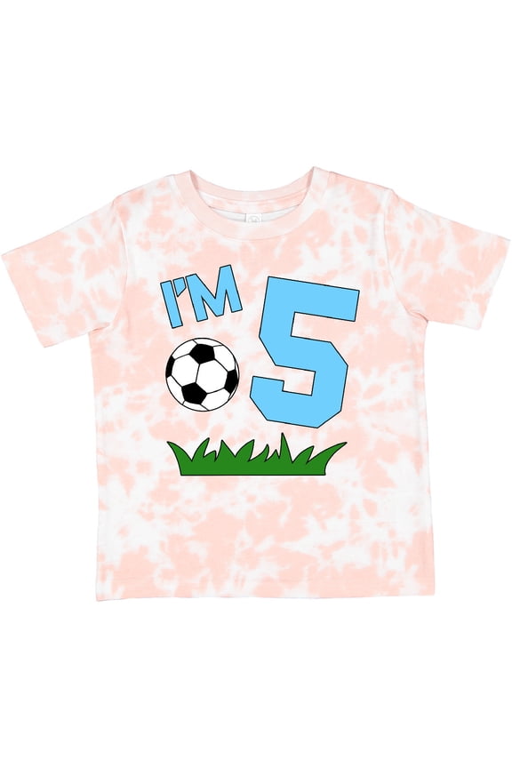 I'm Five Fifth Birthday Soccer Boys or Girls Toddler T-Shirt