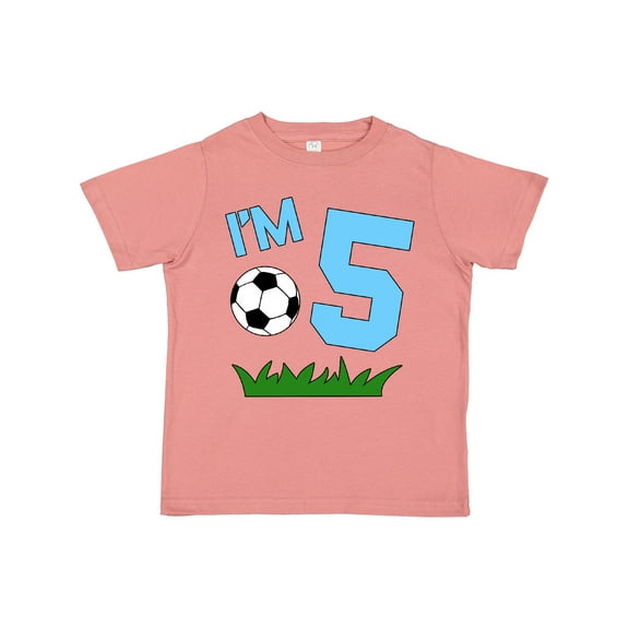Inktastic I'm Five Fifth Birthday Soccer Boys or Girls Toddler T-Shirt