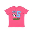 thumbnail image 1 of Inktastic I'm Five Fifth Birthday Soccer Youth T-Shirt, 1 of 5