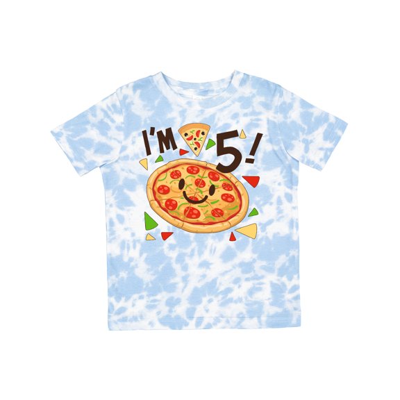 Inktastic I'm Five Pizza Birthday Party Boys or Girls Toddler T-Shirt