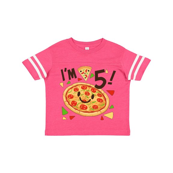 Inktastic I'm Five Pizza Birthday Party Boys or Girls Toddler T-Shirt