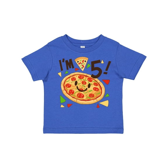 Inktastic I'm Five Pizza Birthday Party Boys or Girls Toddler T-Shirt