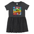thumbnail image 1 of Inktastic I'm Four Comic Book Girls Toddler Dress, 1 of 5
