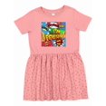 thumbnail image 1 of Inktastic I'm Four Comic Book Girls Toddler Dress, 1 of 5