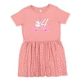 thumbnail image 1 of Inktastic I'm Four Cute Unicorn 4th Birthday Girls Toddler Dress, 1 of 5