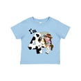thumbnail image 1 of Inktastic I'm Four-cowgirl Riding Horse Birthday Girls Toddler T-Shirt, 1 of 5