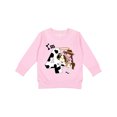 thumbnail image 1 of Inktastic I'm Four-cowgirl Riding Horse Birthday Toddler Sweatshirt, 1 of 4