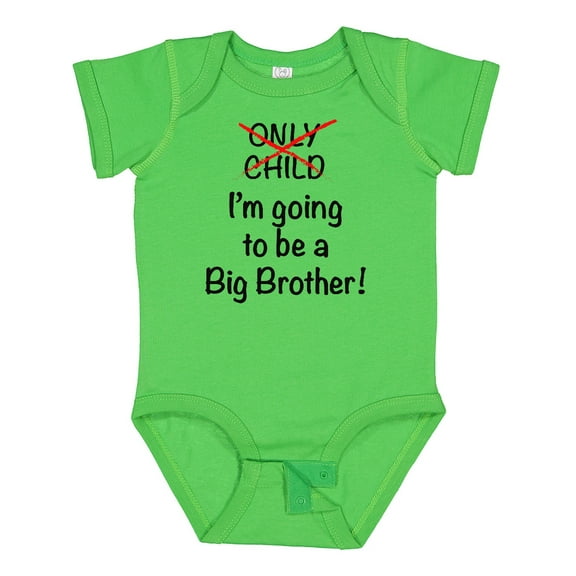 Inktastic I'm Going to Be a Big Brother Boys Baby Bodysuit