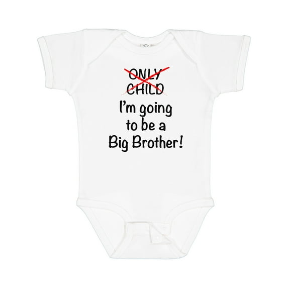 Inktastic I'm Going to Be a Big Brother Boys Baby Bodysuit
