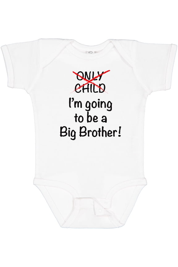 I'm Going to Be a Big Brother Boys Baby Bodysuit