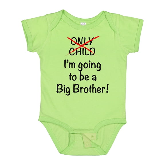 Inktastic I'm Going to Be a Big Brother Boys Baby Bodysuit