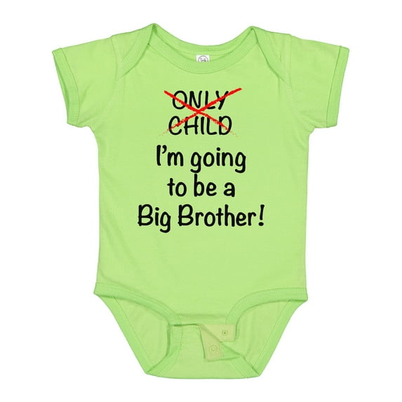 Inktastic I'm Going to Be a Big Brother Boys Baby Bodysuit
