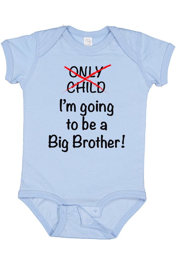 I'm Going to Be a Big Brother Boys Baby Bodysuit