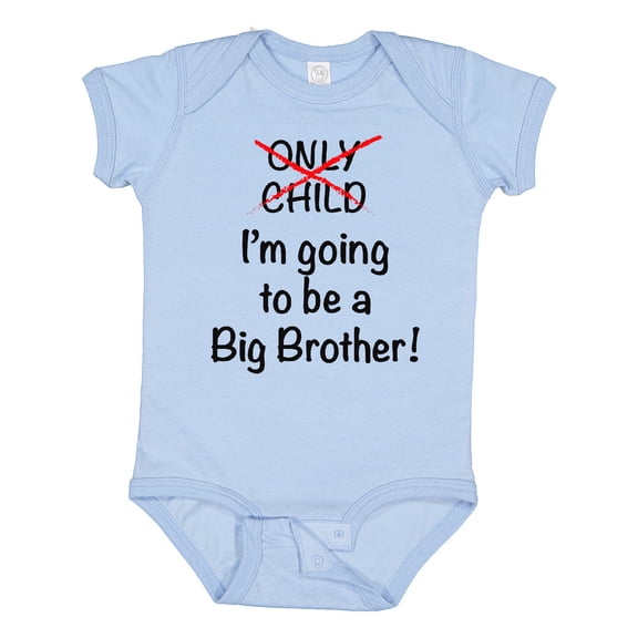 Inktastic I'm Going to Be a Big Brother Boys Baby Bodysuit