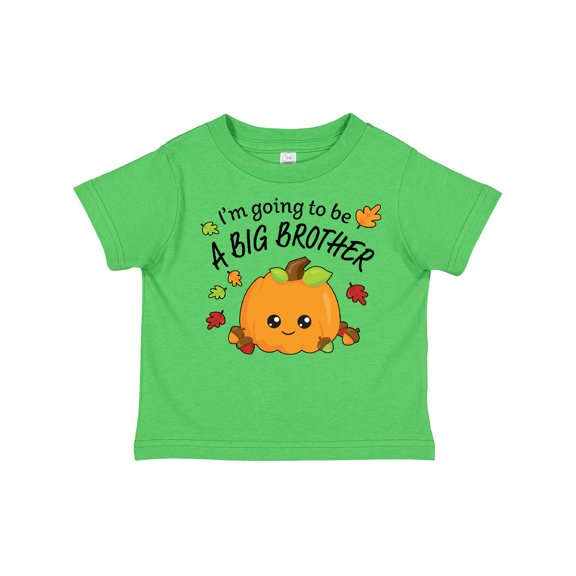 Inktastic I'm Going to Be a Big Brother- Cute Halloween Pumpkin Boys Toddler T-Shirt