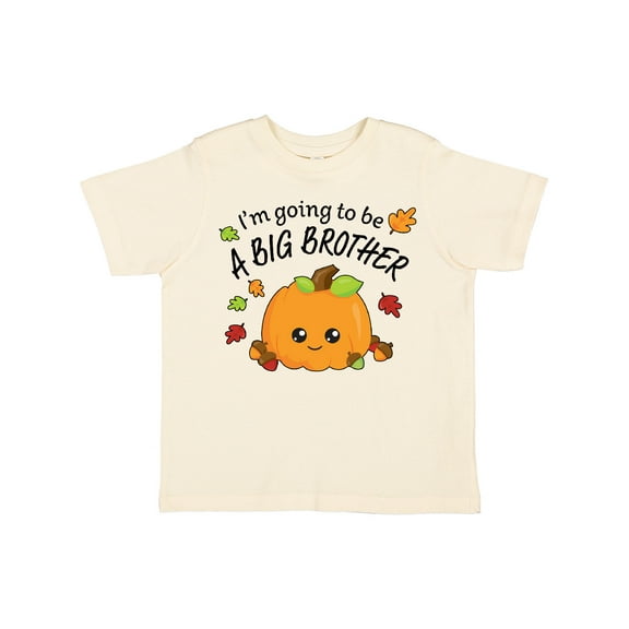 Inktastic I'm Going to Be a Big Brother- Cute Halloween Pumpkin Boys Toddler T-Shirt