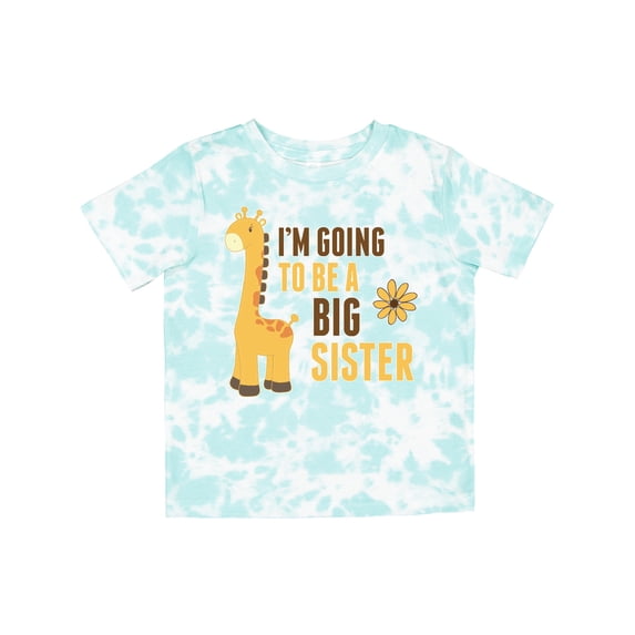 Inktastic I'm Going to Be a Big Sister Giraffe Girls Toddler T-Shirt