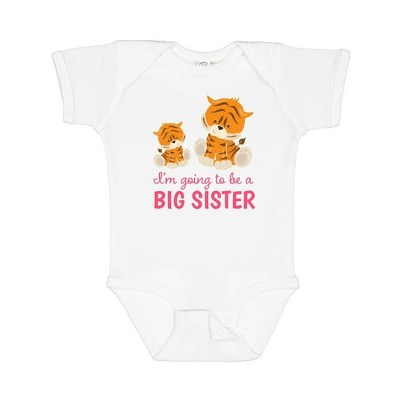 Inktastic I'm Going to Be a Big Sister Girls Baby Bodysuit