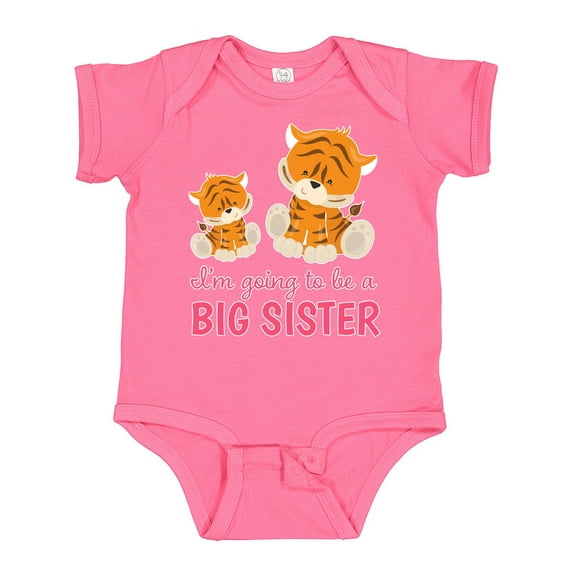 Inktastic I'm Going to Be a Big Sister Girls Baby Bodysuit