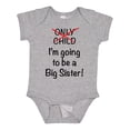 thumbnail image 1 of Inktastic I'm Going to Be a Big Sister Girls Baby Bodysuit, 1 of 5
