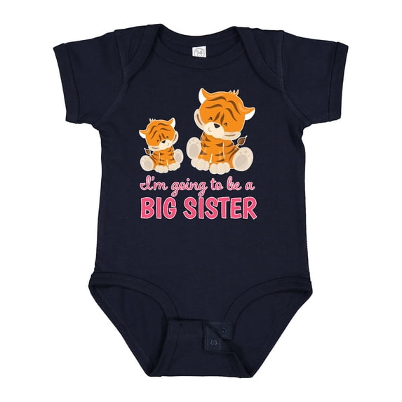 Inktastic I'm Going to Be a Big Sister Girls Baby Bodysuit