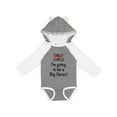 thumbnail image 1 of Inktastic I'm Going to Be a Big Sister Girls Long Sleeve Baby Bodysuit, 1 of 5