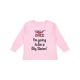 thumbnail image 1 of Inktastic I'm Going to Be a Big Sister Girls Long Sleeve Toddler T-Shirt, 1 of 5