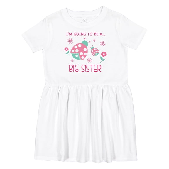 Inktastic I'm Going to Be a Big Sister Girls Toddler Dress
