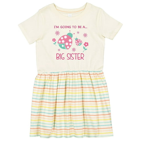 Inktastic I'm Going to Be a Big Sister Girls Toddler Dress