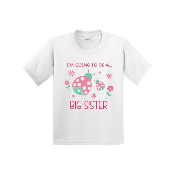 Inktastic I'm Going to Be a Big Sister Youth T-Shirt