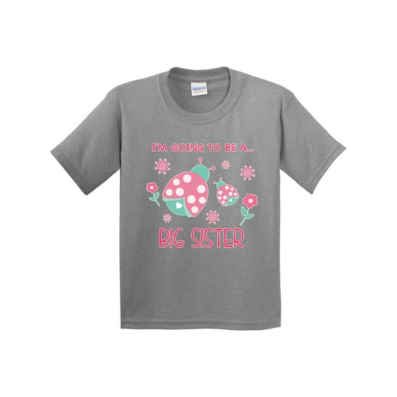 Inktastic I'm Going to Be a Big Sister Youth T-Shirt