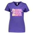 thumbnail image 1 of Inktastic I'm Going to Be an Aunt Women's V-Neck T-Shirt, 1 of 5