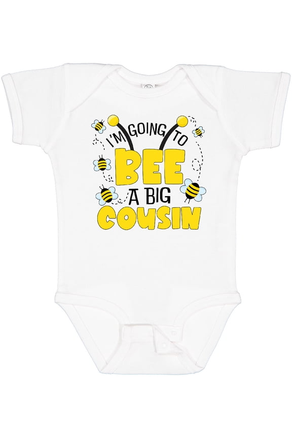I'm Going to Bee a Big Cousin Boys or Girls Baby Bodysuit