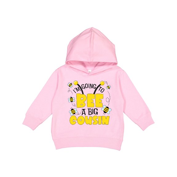 Inktastic I'm Going to Bee a Big Cousin Toddler Hoodie