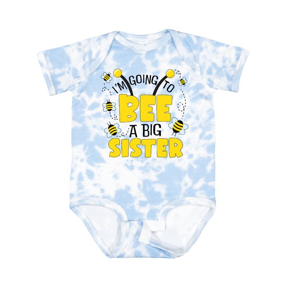 Inktastic I'm Going to Bee a Big Sister Girls Baby Bodysuit