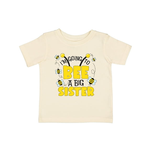 Inktastic I'm Going to Bee a Big Sister Girls Baby T-Shirt