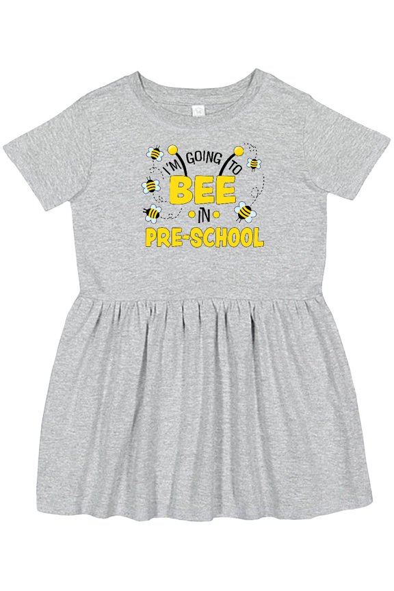 I'm Going to Bee in Pre-school Back to School Girls Toddler Dress