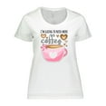 thumbnail image 1 of Inktastic I'm Going to Need More Coffee with Cute Pink Coffee Cup Women's Plus Size T-Shirt, 1 of 5